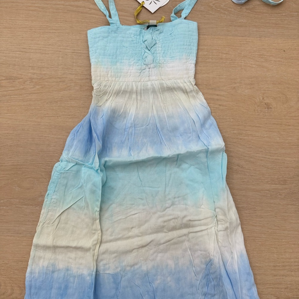 Blue and White Ombre Dress